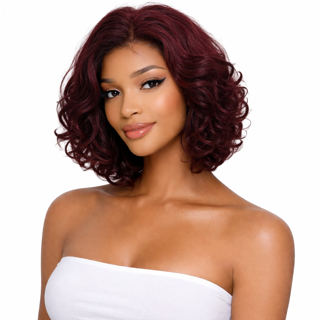 CindiRiver 100% Human Hair Bouncy Loose Curl