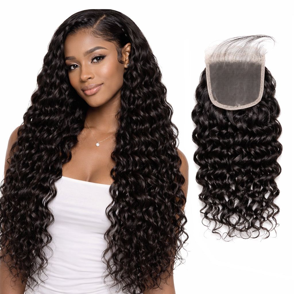 CindiRiver Water Wave HD Lace 100% Human Hair