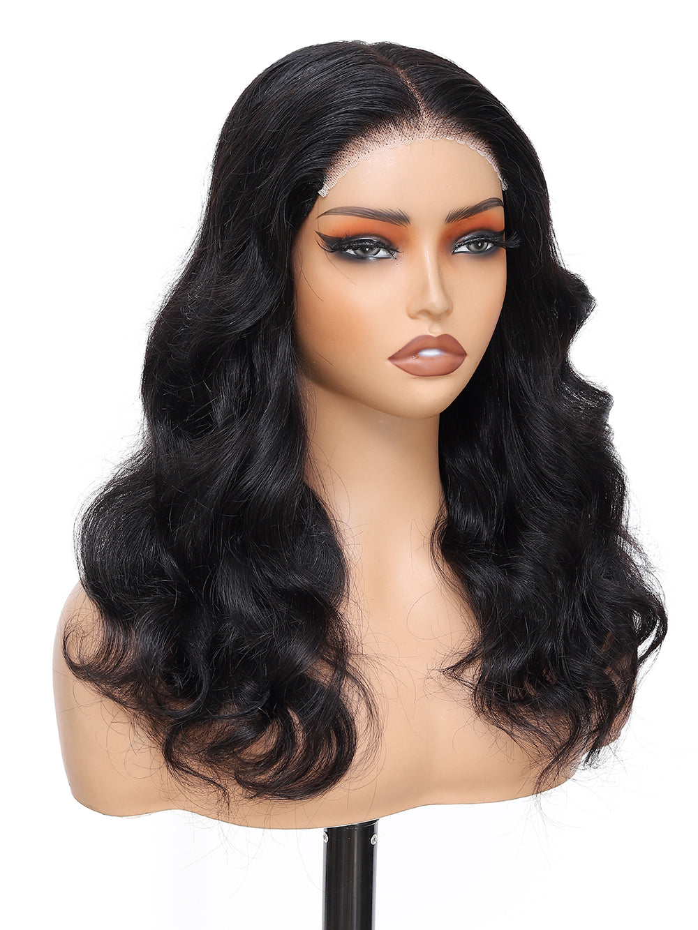 CindiRiver 100% Human Hair Glueless Wig 5x5 HD Lace Body Wave wig