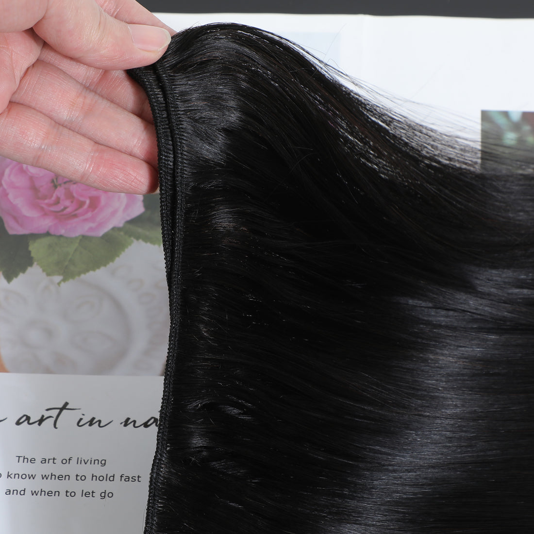 CindiRiver Silky Straight Virgin Human Hair Bundles – 3 Bundle Deal – product image 5
