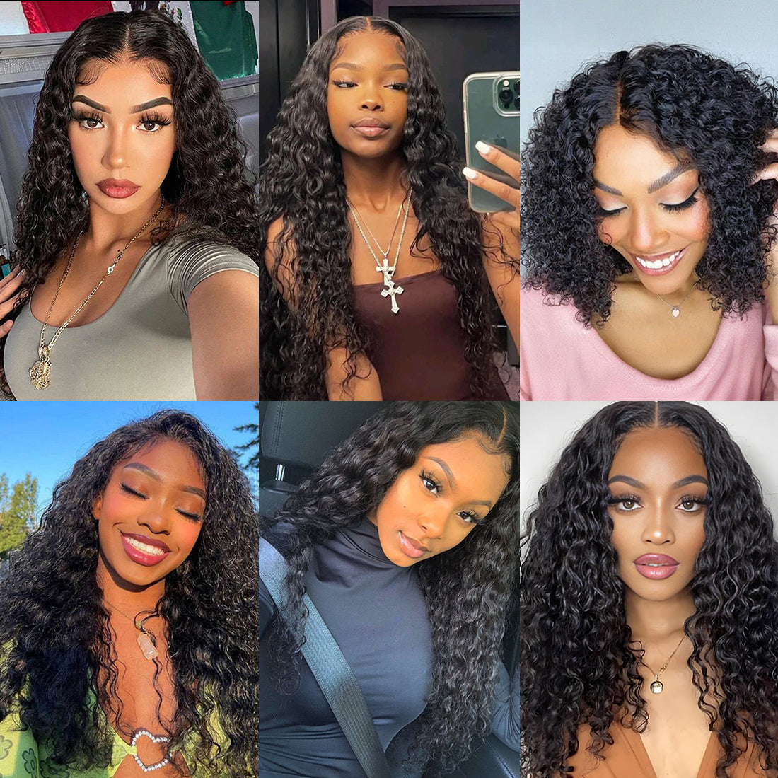 CindiRiver Water Wave Human Hair Wig 5x5 HD Lace Closure Pre Cut Lace and Bleached Knots Wear Go Glueless Natural Hairline Elastic Non Slip 3 Size Adjustable