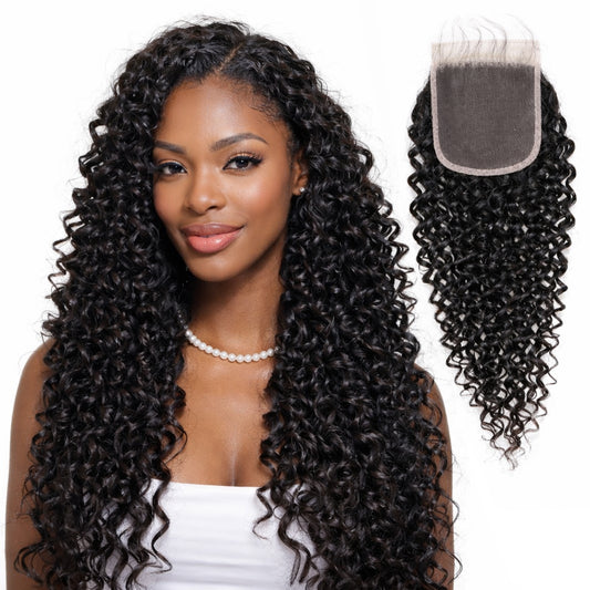 CindiRiver Curly Wave HD Lace 100% Human Hair