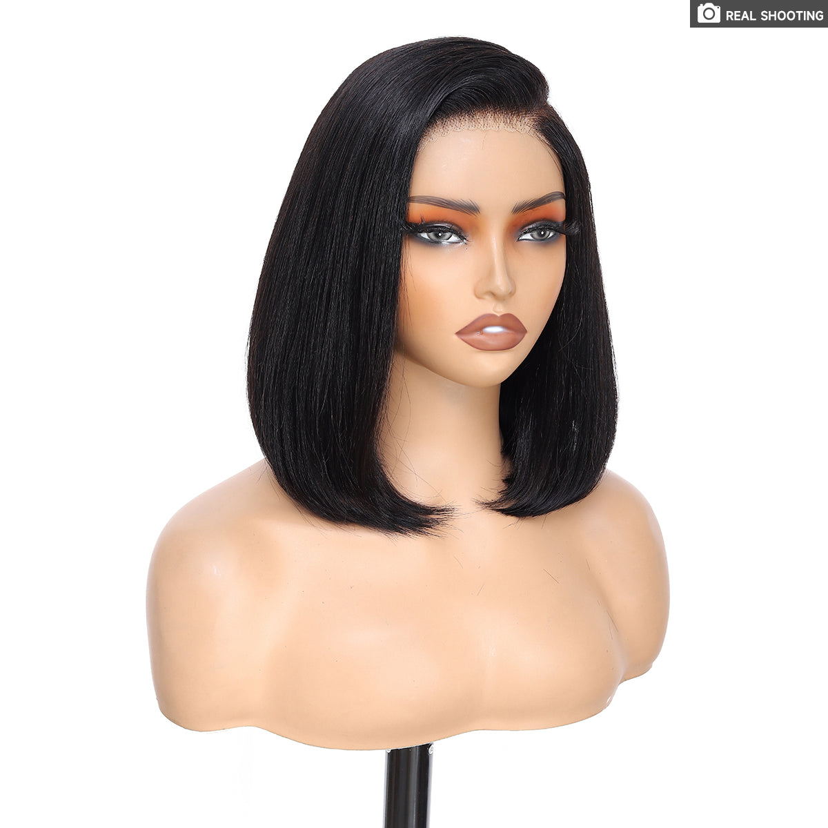 CindiRiver 100% Human Hair Glueless Wig 5x5 HD Lace BOB wig