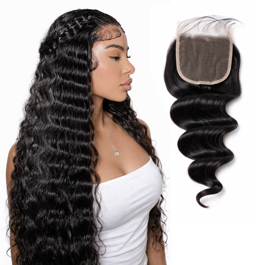 CindiRiver Loose Deep HD Lace 100% Human Hair