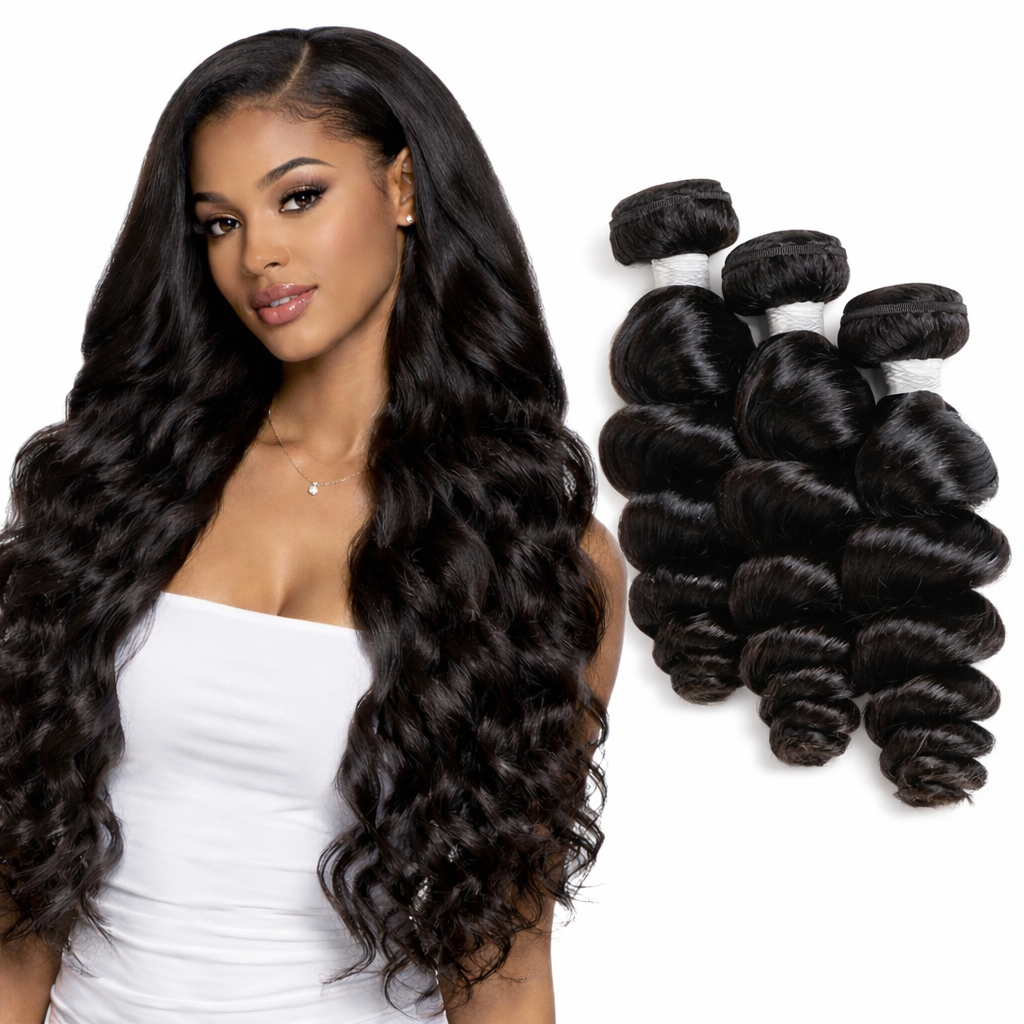 CindiRiver Bundles Loose Wave 100% Human Hair