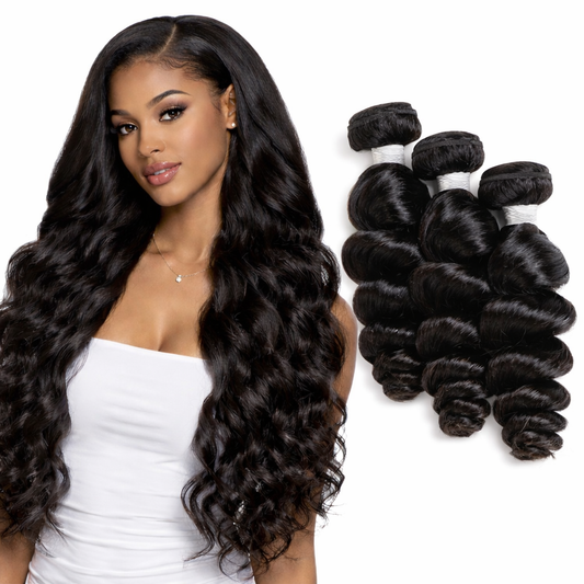 CindiRiver Bundles Loose Wave 100% Human Hair
